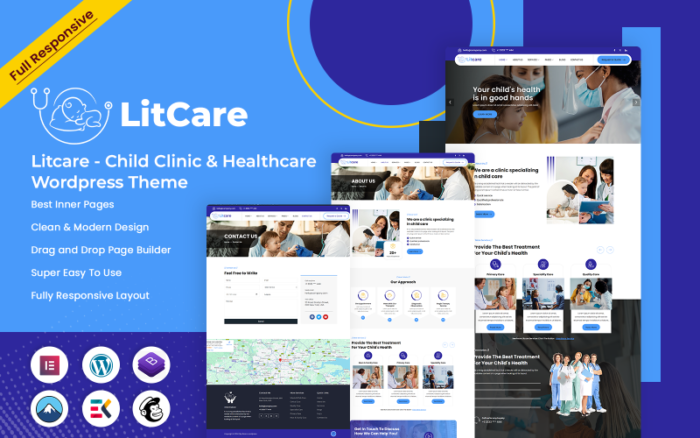 Litcare - Child Clinic & Healthcare Wordpress Theme