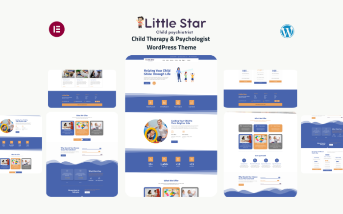 Little Star - Tema WordPress Terapi Anak & Psikolog