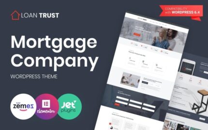 Loan Trust - Mortgage Company WordPress Elementor Theme