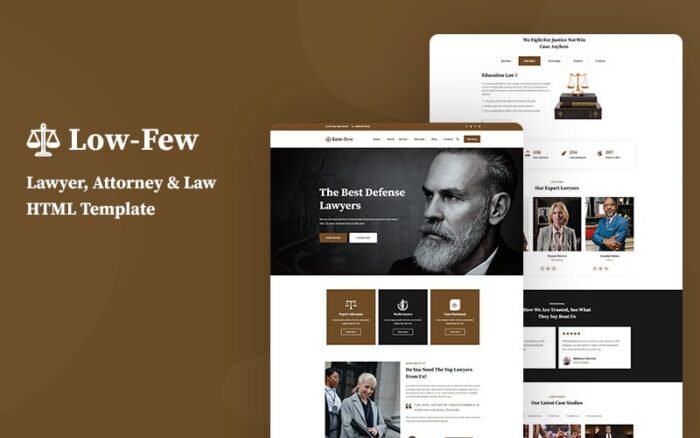 Lowfew – Template Situs Web Pengacara, Jaksa & Kantor Hukum