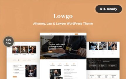 Tema WordPress Lowgo untuk Pengacara, Hukum & Pengacara