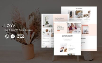 Loya - Blog & Shop WP Theme Elementor