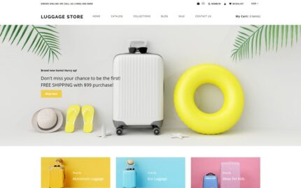 Toko Koper - Tema Modern Shopify eCommerce Toko Perjalanan