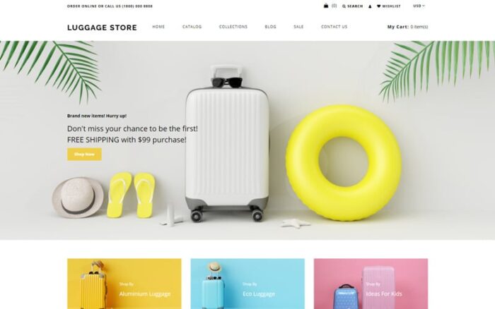 Toko Koper - Tema Modern Shopify eCommerce Toko Perjalanan