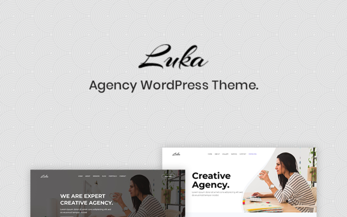 Luka – Tema WordPress Agensi