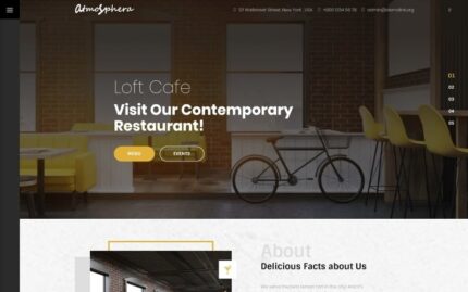 Lunar Cafe - Cafe & Restaurant WordPress Elementor Theme