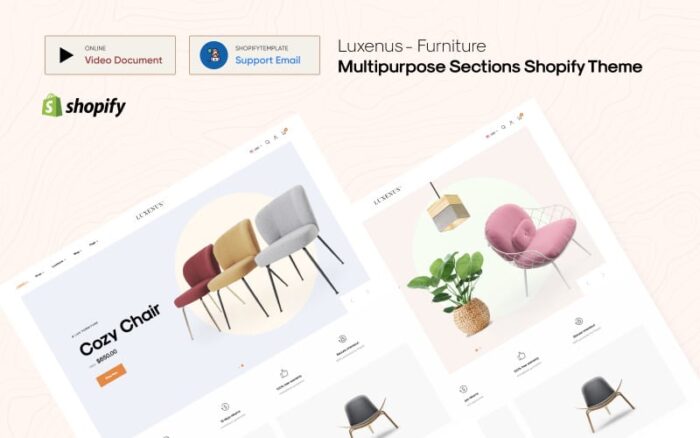 Luxenus - Tema Shopify Bagian Serbaguna