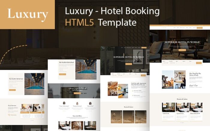 Luxury - Hotel & Luxury Hotel Booking HTML5 Template