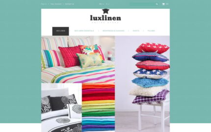 Luxury Linen Store PrestaShop Theme