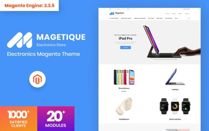 Magetique - Electronics Store Magento Theme