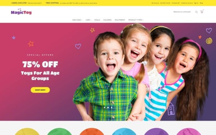 MagicToy - Baby Toys Magento Theme