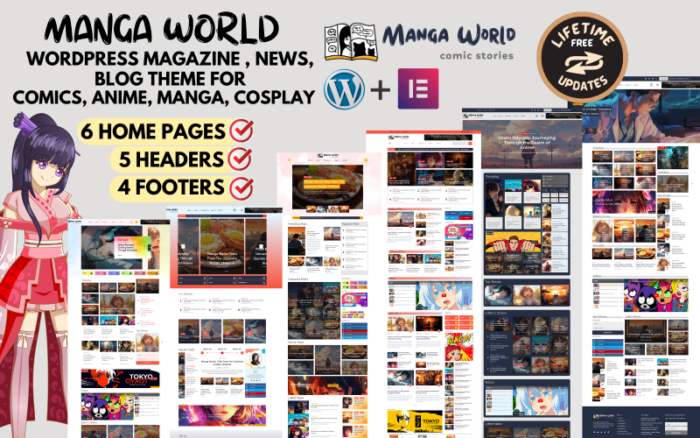 Manga World - Berita Anime & Manga, Majalah, Cerita, Blog Tema WordPress