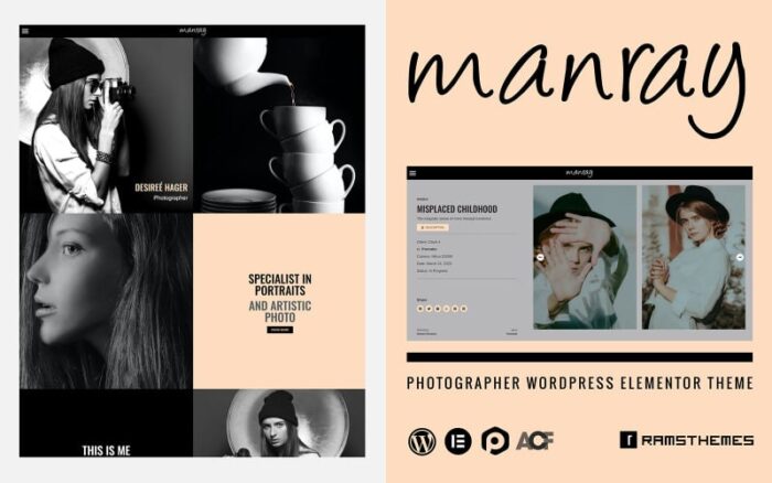 MANRAY - Tema WordPress Fotografer