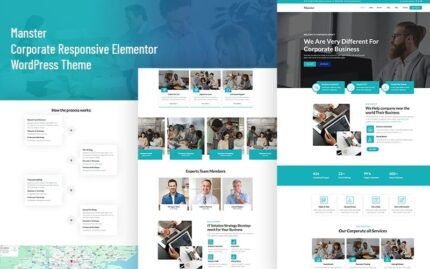 Manster - Corporate Responsive Elementor WordPress Theme