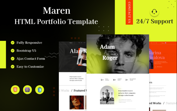 Maren - Portfolio HTML Template