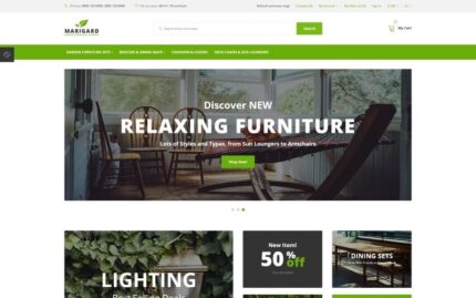 Marigard - Template OpenCart Toko Online Perabotan Taman yang Efisien