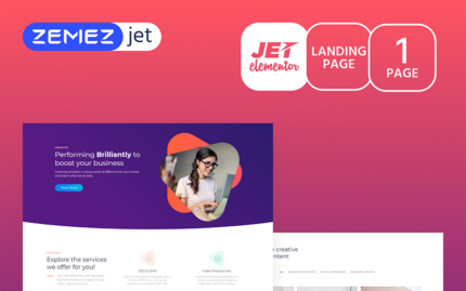 Marketz - Agensi Digital - Kit Jet Elementor