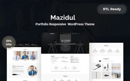 Mazidul Portfolio Responsive  WordPress Theme