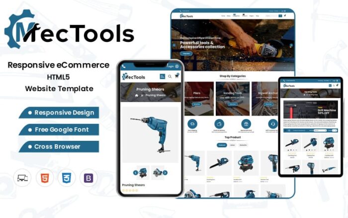 MecTools - Template Web HTML Alat Mekanik Terbaik