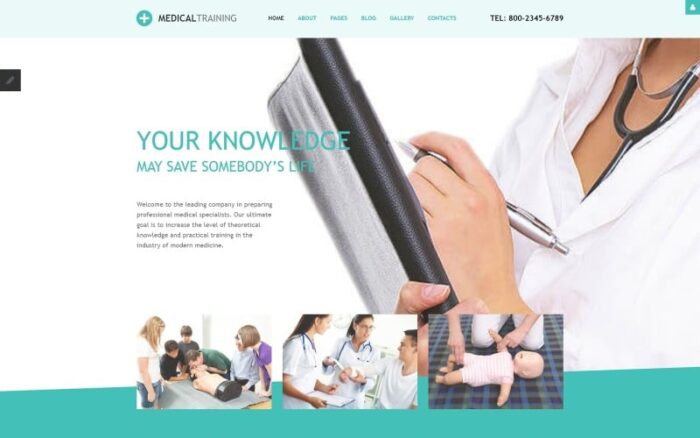 Med School Responsive Joomla Template