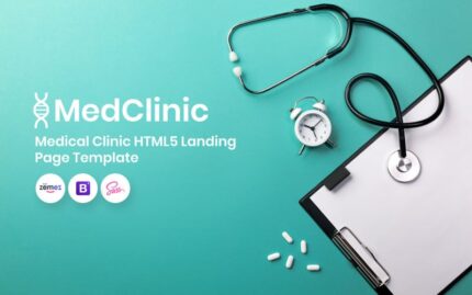 MedClinic - Template Halaman Arahan Klinik Medis