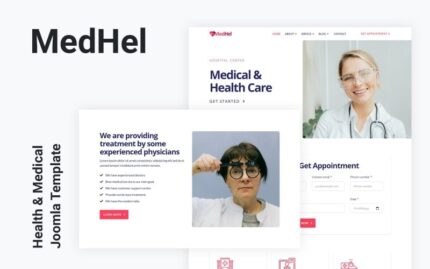 MedHel - Health & Medical Joomla 4 Template