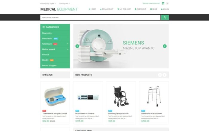 Tema Magento Toko Barang Medis