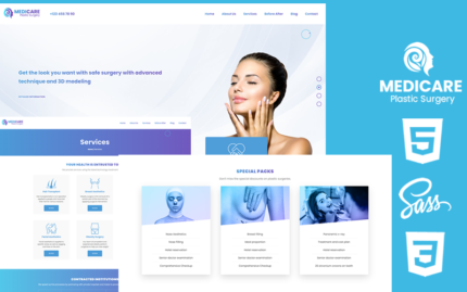 Medicare Html5 Css3 Theme Website Template