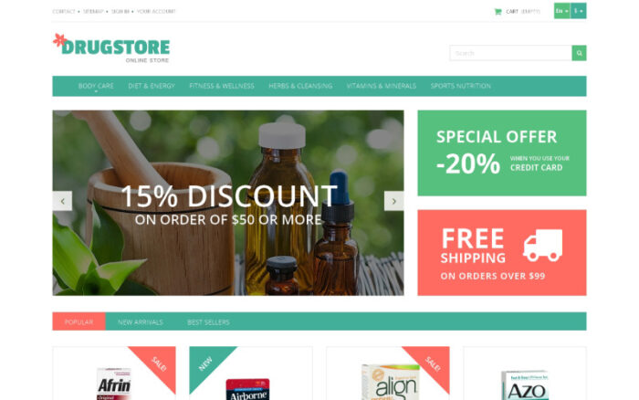 Tema PrestaShop Kedokteran dan Kesehatan