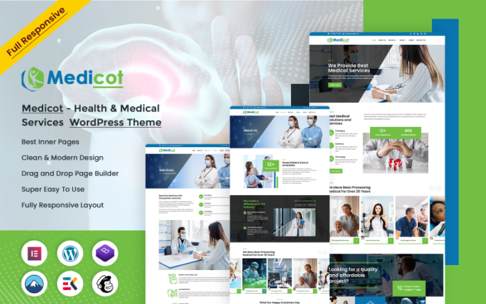 Medicot - Tema WordPress Perawatan Kesehatan & Medis