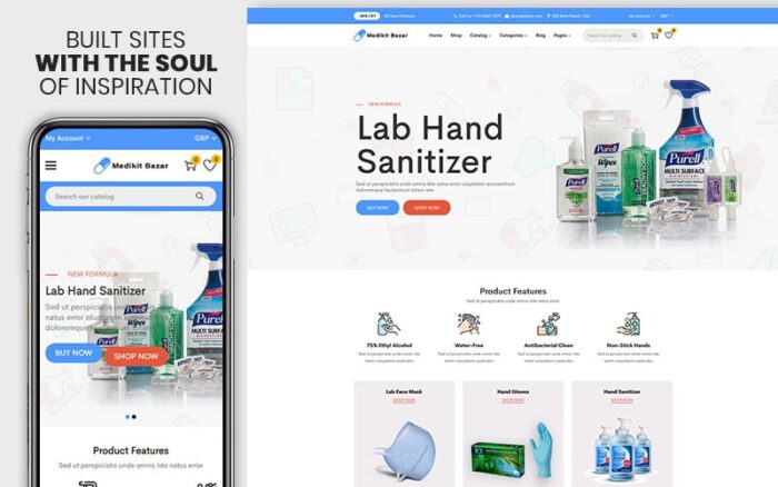 Medikit Bazar - Tema Shopify Premium untuk Obat & Peralatan Medis