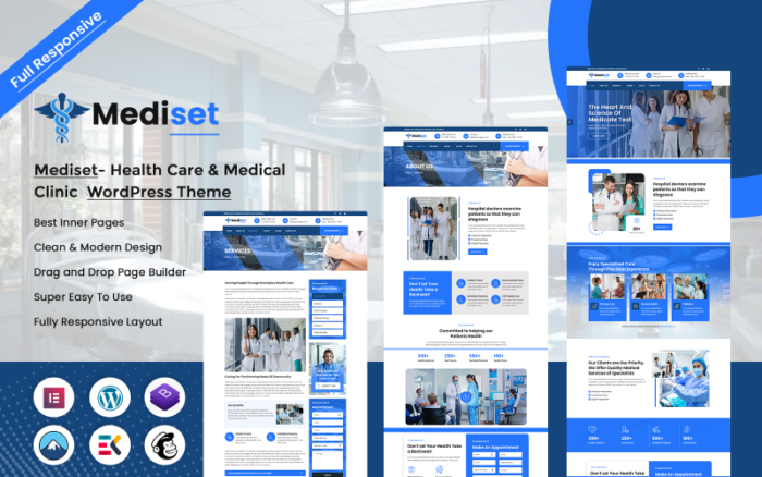 Mediset - Tema WordPress Klinik Medis & Perawatan Kesehatan