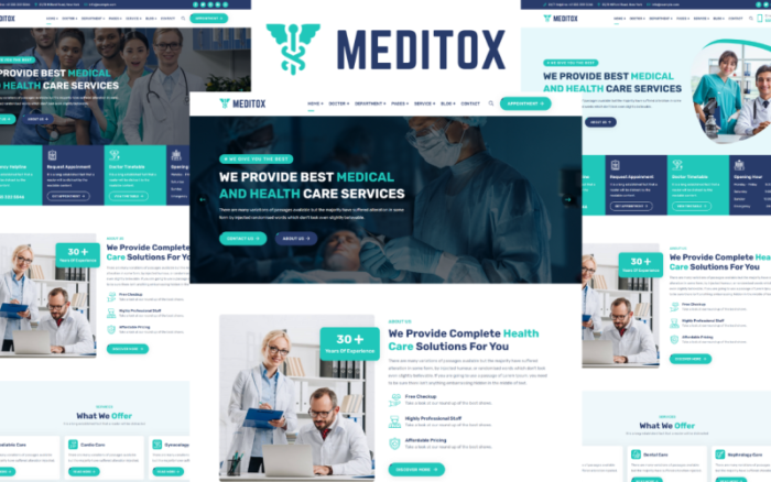 Meditox - Template HTML5 Medis dan Kesehatan