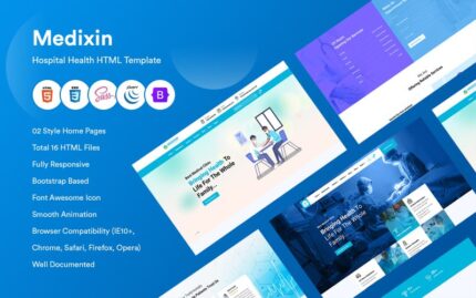 Medixin - Hospital Health HTML Template