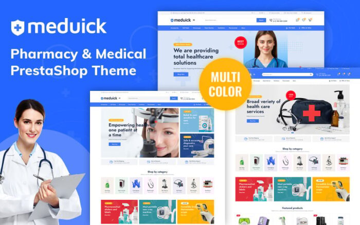 Meduick - Pharmacy and Medical Prestashop Responsive Theme