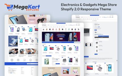 Megakart - Toko Elektronik & Gadget Mega Store Serbaguna Shopify 2.0 Tema Responsif