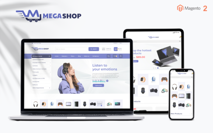 MegaShop - Tema Magento 2 Toko eCommerce Serbaguna