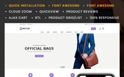 Melittin - Bag Store OpenCart Template