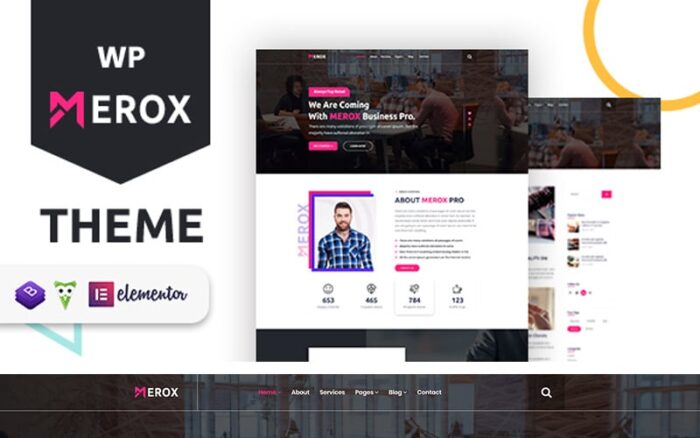 Merox - Tema WordPress Perusahaan