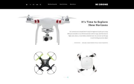 Mi Drone - Template OpenCart Toko Drone