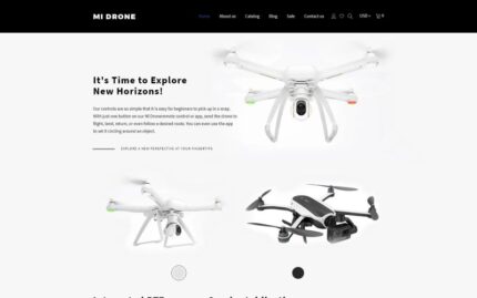 Mi Drone - Tema Shopify Responsif Produk Tunggal