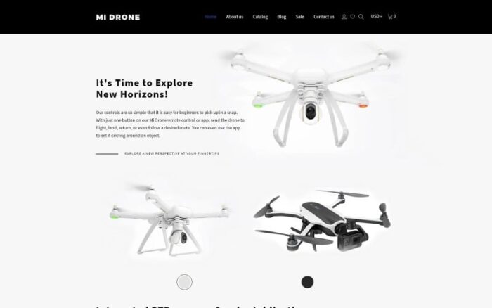 Mi Drone - Tema Shopify Responsif Produk Tunggal