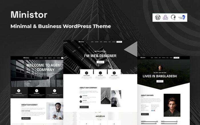 Ministor - Tema WordPress Responsif Minimal dan Bisnis