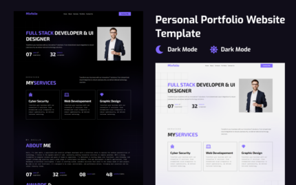 Mixfolio - Personal Portfolio Modern Website Template