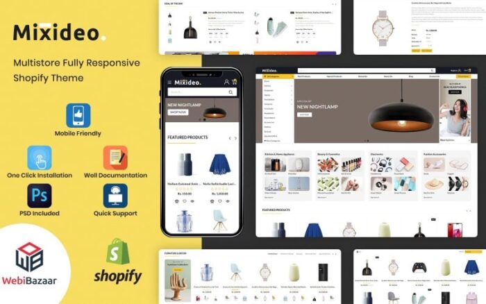 Mixideo - Tema Shopify Modular Serbaguna