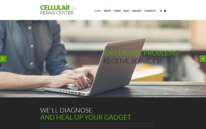 Mobile Repair Service Responsive Joomla Template