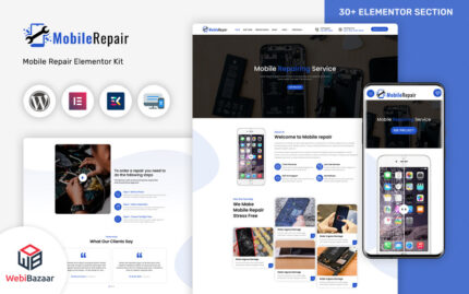 MobileRepair - Template WordPress Layanan Komputer & Perbaikan Ponsel