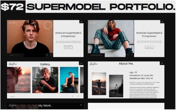 Portofolio Model HTML Serbaguna Oleh Template Situs Web WINK