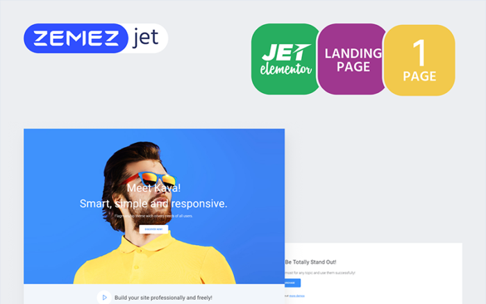 Moderiz - Template Elementor Jet Agensi Pribadi