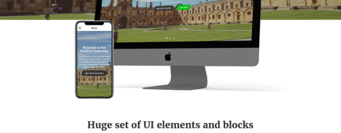 Universitas Modern - Template Situs Web HTML Responsif Multihalaman Universitas Atau Sekolah Menengah - Fitur Gambar 2